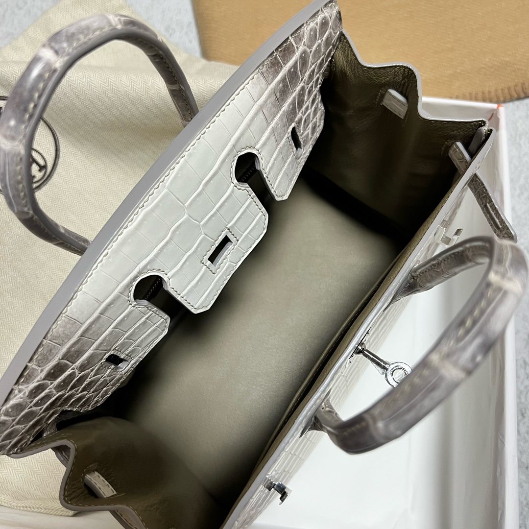 에르메스 버킨백25 히말라야 은장